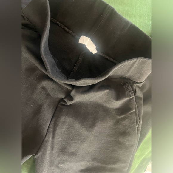 Black Meshki high waisted fitted jogger pants xs - Picture 6 of 9